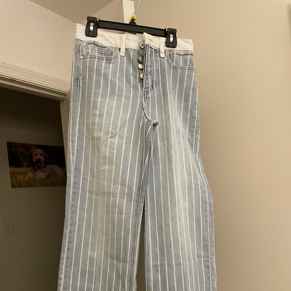 Wide Leg Cropped Ankle Jeans. Sam Edelman.